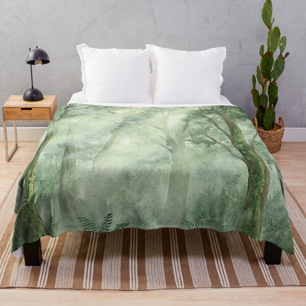 Item preview, A forest in shades of green designed and sold by MagelliShop.