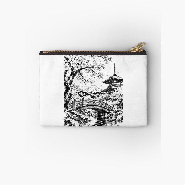 Item preview, Japanese Sakura Bridge Beneath Mount Fuji designed and sold by bapupa.