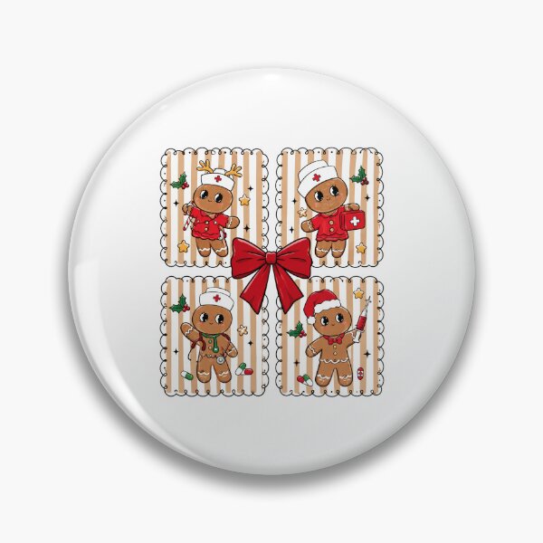 Item preview, Enfermera pija, pan de jengibre navideño designed and sold by VioletPixelCute.