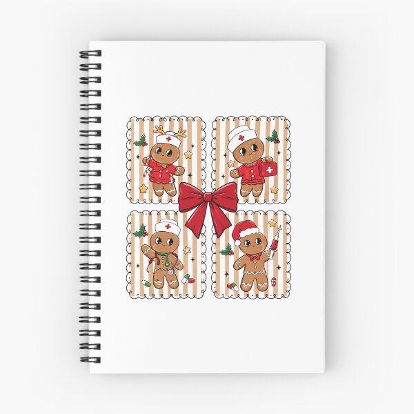 Item preview, Preppy Nurse Gingerbread Christmas designed and sold by VioletPixelCute.