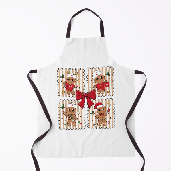 Item preview, Preppy Nurse Gingerbread Christmas designed and sold by VioletPixelCute.
