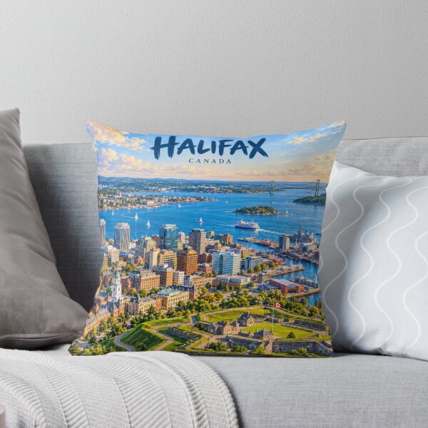 Item preview, Halifax Painterly Canadian Harbour Impression designed and sold by MichaeIRellov.