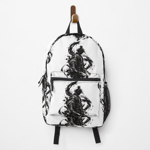 Item preview, Samurai Warrior in Black Ink Splatter Art designed and sold by InterStore78.