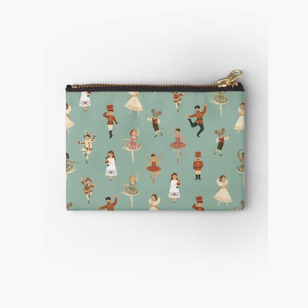 Item preview, Nutcracker Ballet Christmas pattern in Sage designed and sold by Andrea Lauren.