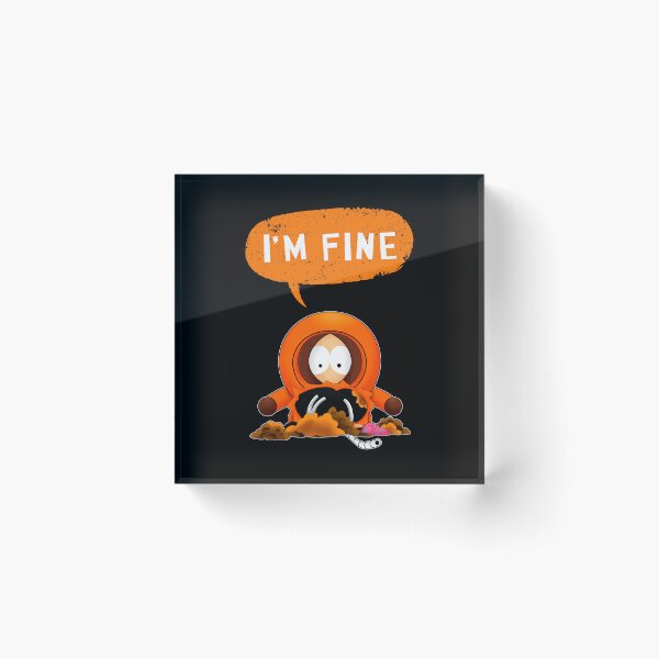 Item preview, I'm Fine | Kenny | South Park designed and sold by Crimson Dawn.