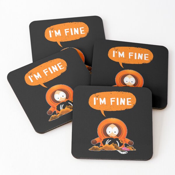 Item preview, I'm Fine | Kenny | South Park designed and sold by Crimson Dawn.