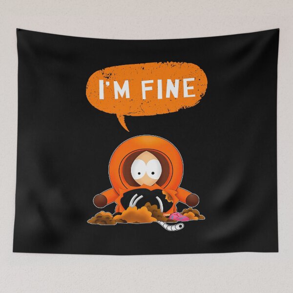 Item preview, I'm Fine | Kenny | South Park designed and sold by Crimson Dawn.
