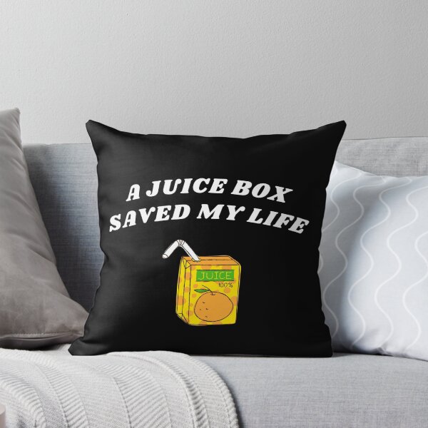 Item preview, A Juice Box Saved My Life White Font Retro Juice Box Meme designed and sold by kristy1003.