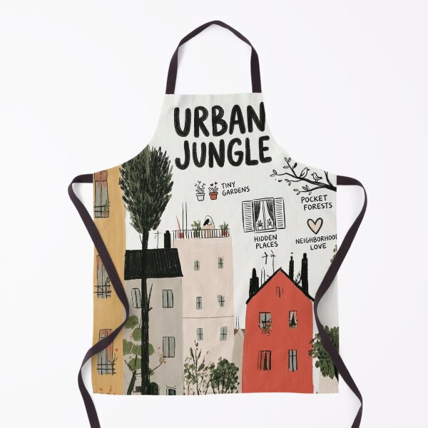 Item preview, City Kitten Plants a Rooftop Plot and Leaves Everyone Hanging in the Pocket Forest designed and sold by Print Fiction.