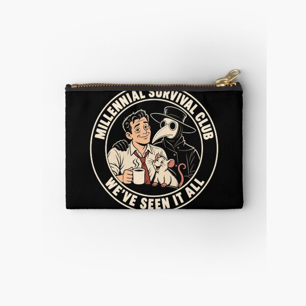 Item preview, Plague doctor and Millennial survival club designed and sold by Olena Du.