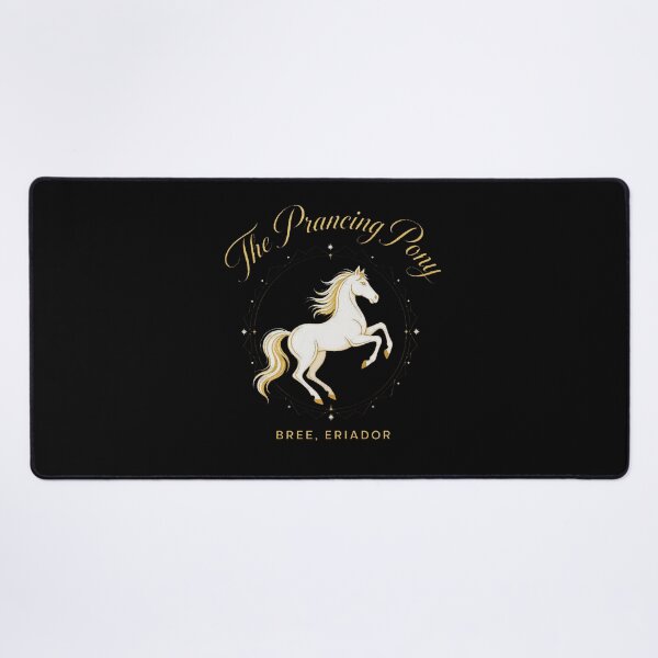 Item preview, The Prancing Pony Golden Steed Fantasy Tavern Sign designed and sold by crawfordaur.