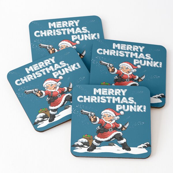 Item preview, MERRY CHRISTMAS, PUNK! Funny Tough Grandma Santa Graphic designed and sold by SantasPole.