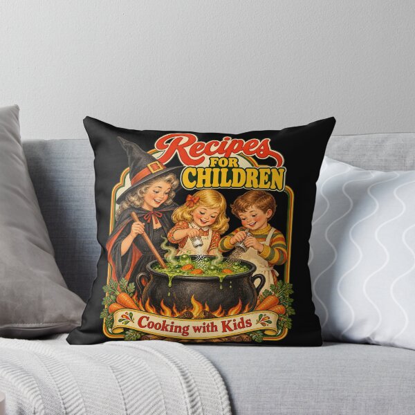 Item preview, Recipes For Children Cooking With Kids Retro Witch Artwork designed and sold by adiencarteras.