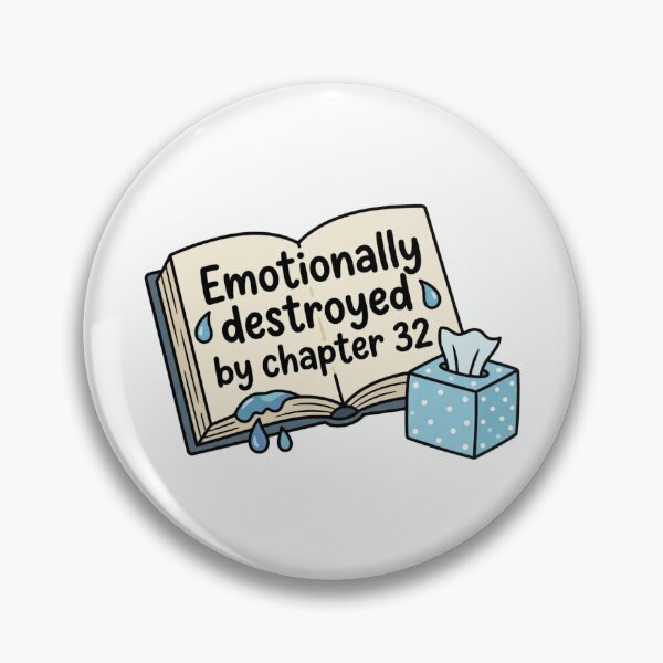 Item preview, Emotionally Destroyed By Chapter 32 Funny BookTok Romance Reader Tissue Box Humor designed and sold by raedattia.
