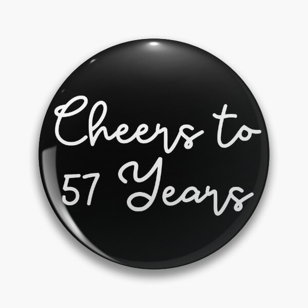 Item preview, Cheers to 57 Years - 57th Wedding Anniversary Gift for Couples Men Women designed and sold by Mozaic Clothes.