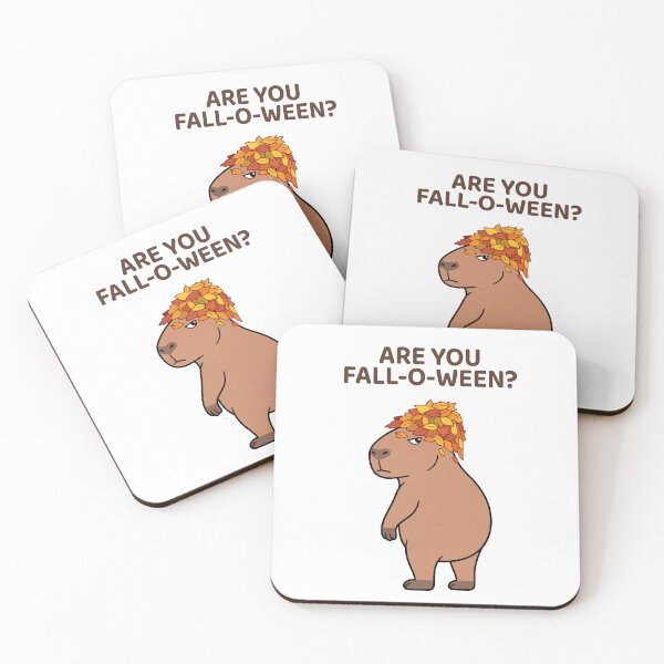 Item preview, Fall-O-Ween Capybara – Funny Autumn Halloween designed and sold by Sir Capy B.