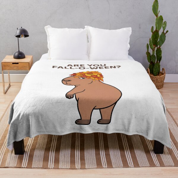 Item preview, Fall-O-Ween Capybara – Funny Autumn Halloween designed and sold by Sir Capy B.