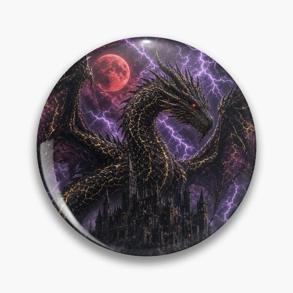 Artikelvorschau, Obsidian-Drache. entworfen und verkauft von WhispersDarkArt.