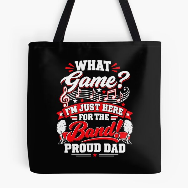 Item preview, What Game I'm Just Here for the Band Proud Dad designed and sold by VioletPixelCute.