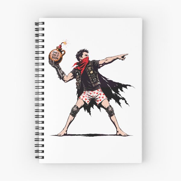 Item preview, Banksy Inspired Dungeon Crawler Carl throwing his Jug O'Boom designed and sold by TheGingerEffect.