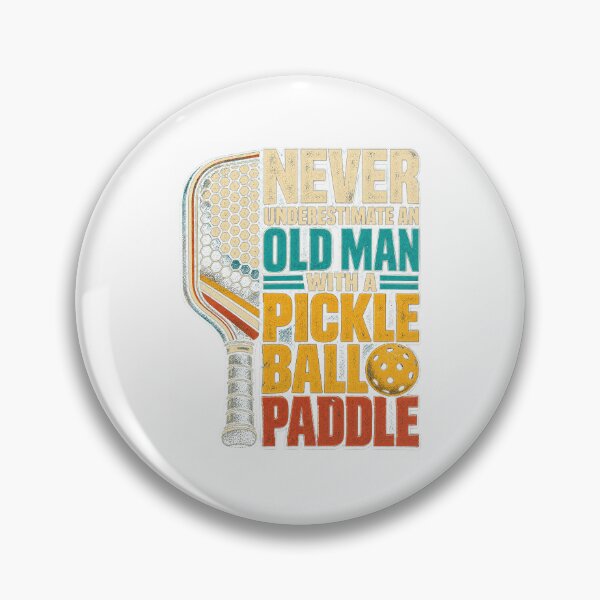 Item preview, Mens Never Underestimate an Old Man with A Pickleball Paddle retro personalized gift designed and sold by Petrillo3z.