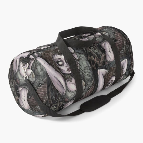 Item preview, Gothic Horror vampire woman with her hands behind her head illustration art designed and sold by Vintage Designs +.