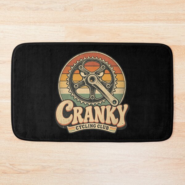 Item preview, Cranky Cycling Club Bicycle Crankset Retro Sunset Rider designed and sold by Felinefinesse.