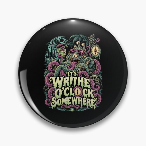 Item preview, It's Writhe O'Clock Somewhere – Eldritch Horror Happy Hour designed and sold by ChickenFund.