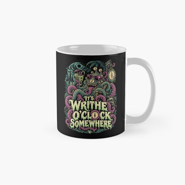 Item preview, It's Writhe O'Clock Somewhere – Eldritch Horror Happy Hour designed and sold by ChickenFund.