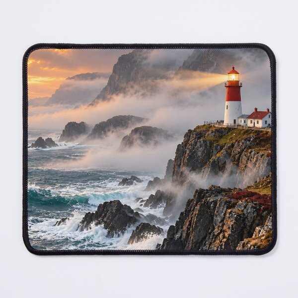 Item preview, Coastal Lighthouse at Sunset designed and sold by Sed94.