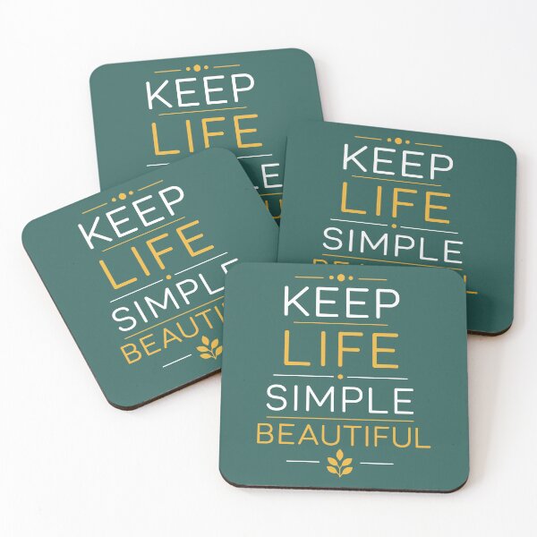Item preview, Keep Life Simple Beautiful designed and sold by rejowan-arts.