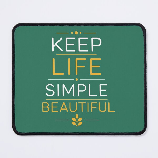 Item preview, Keep Life Simple Beautiful designed and sold by rejowan-arts.