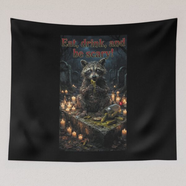 Item preview, Eat drink and be scary V1B1 designed and sold by ART OF ORION.