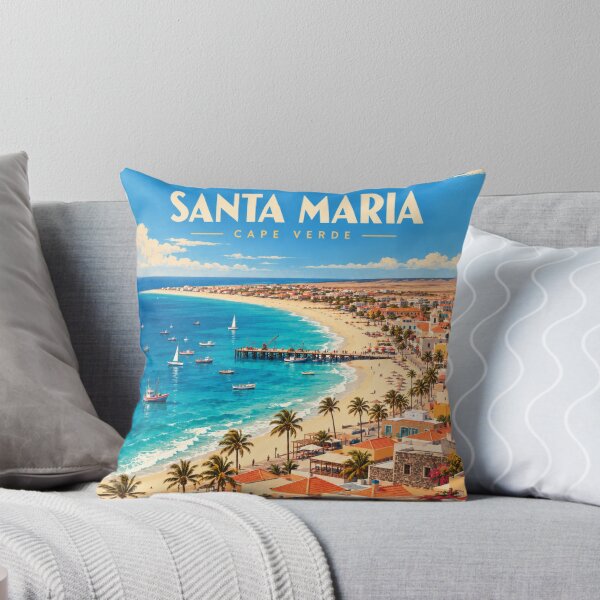 Item preview, Santa Maria Vintage Cape Verde Art designed and sold by MichaeIRellov.