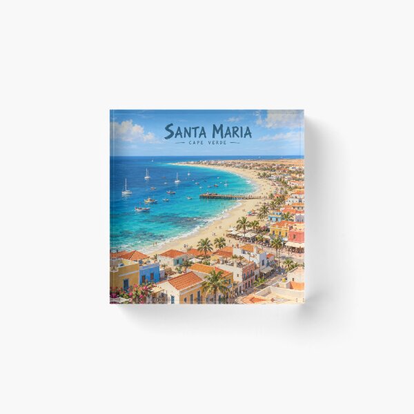 Item preview, Santa Maria Painterly Cape Verde Impression designed and sold by MichaeIRellov.