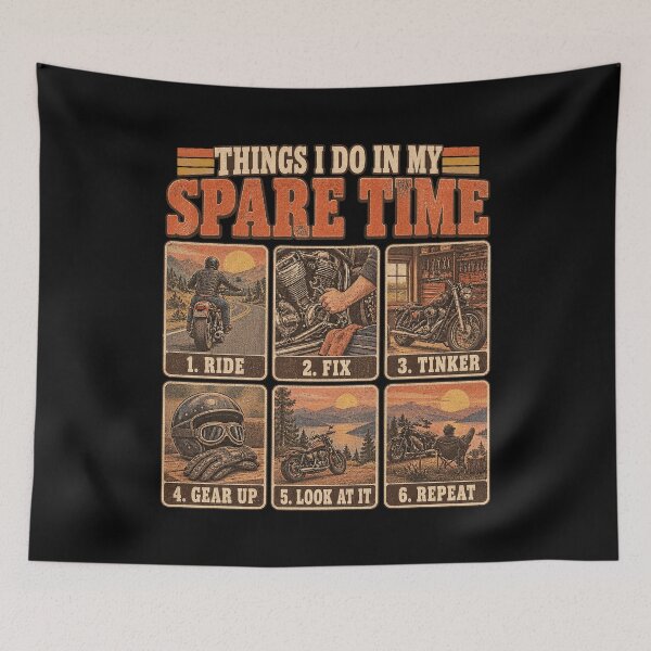 Item preview, Things I Do In Spare Time Motorcycle Mechanics Routines designed and sold by Felinefinesse.