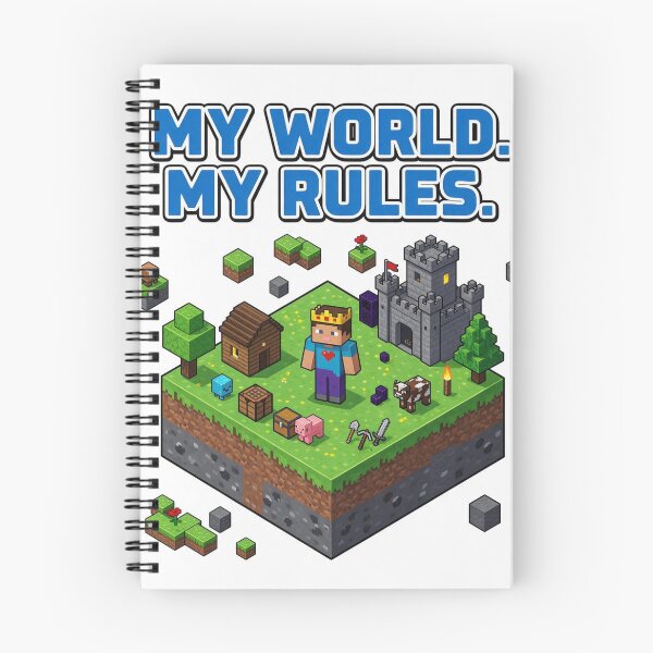 Item preview, My World My Rules – Gamer Block World Design designed and sold by DVerse Studio.