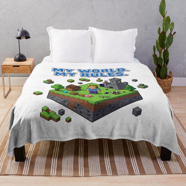 Item preview, My World My Rules – Gamer Block World Design designed and sold by DVerse Studio.
