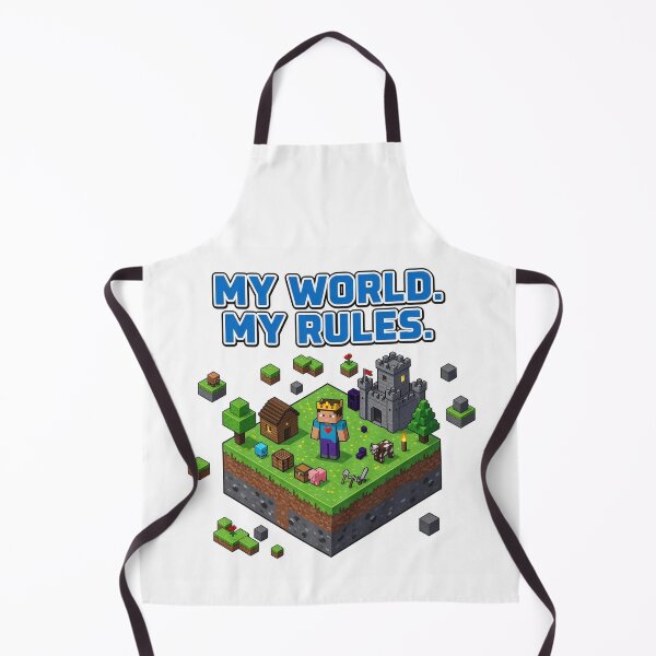 Item preview, My World My Rules – Gamer Block World Design designed and sold by DVerse Studio.