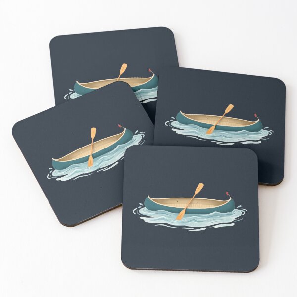Item preview, Peaceful Canoe on the Water: Minimalist Outdoor Scene designed and sold by Chroma Dreams .