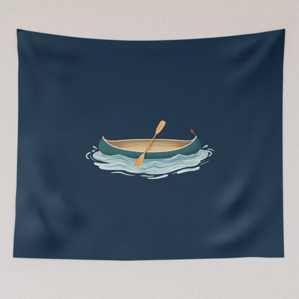 Item preview, Peaceful Canoe on the Water: Minimalist Outdoor Scene designed and sold by Chroma Dreams .