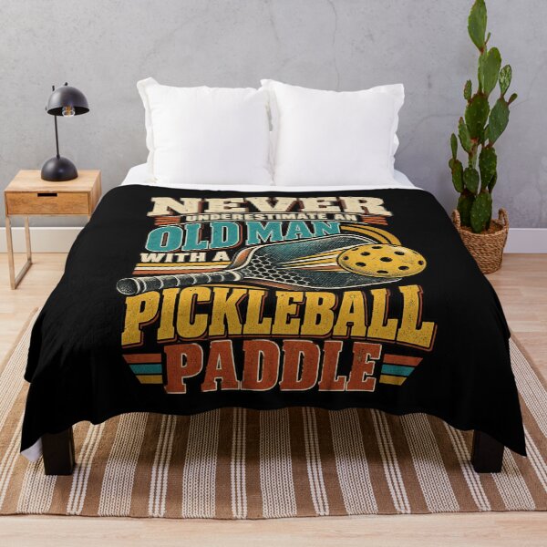 Item preview, Mens Never Underestimate an Old Man with A Pickleball Paddle vintage comfort colors gift designed and sold by PensaPo2.