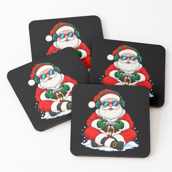 Item preview, Cool Santa Claus Christmas Gamepad Controller Snow Scene designed and sold by chem3a-wst.