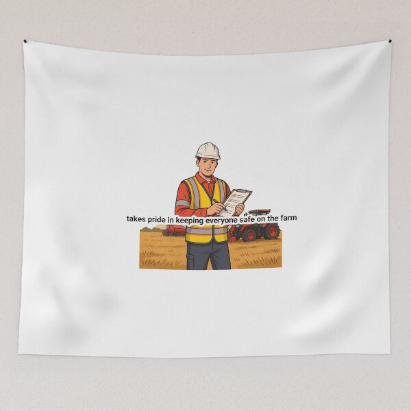 Item preview, Safe on the Farm Safety Poster designed and sold by NiftyWrx.