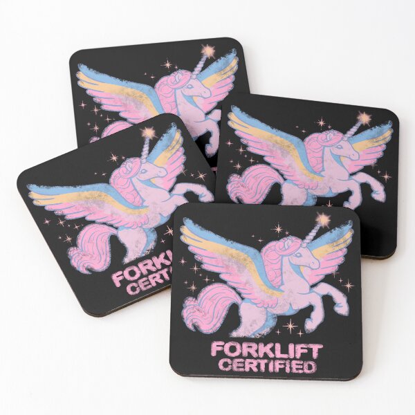 Item preview, Forklift Certified Funny Pastel Unicorn designed and sold by missmelodyferal.