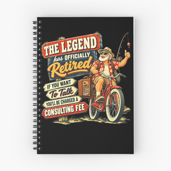Artikelvorschau, Die Legende ist offiziell im Ruhestand. Für ein Gespräch wird eine Beratungsgebühr fällig. Witziges Ruhestandsgeschenk für Männer entworfen und verkauft von FolkGraphics.