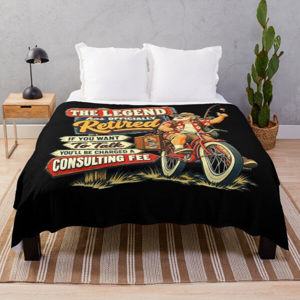 Item preview, The Legend Has Officially Retired If You Want To Talk You'll Be Charged A Consulting Fee Funny Retirement Gift For Men designed and sold by FolkGraphics.