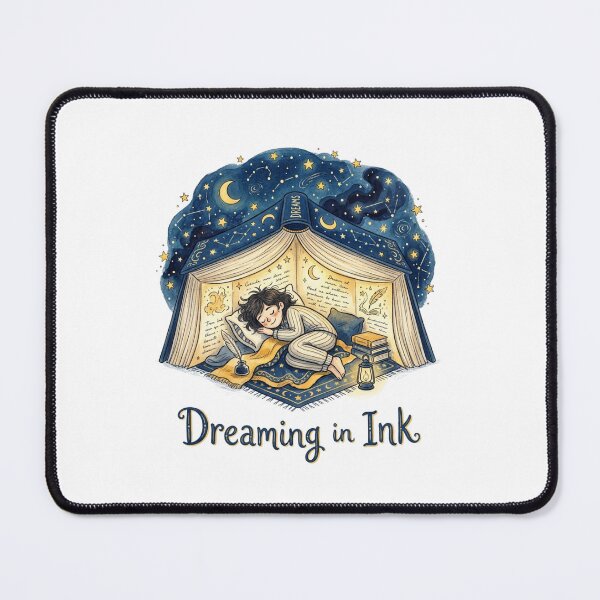 Item preview, Dreaming in Ink Cozy Book Tent Art designed and sold by Sanan Israyilli.