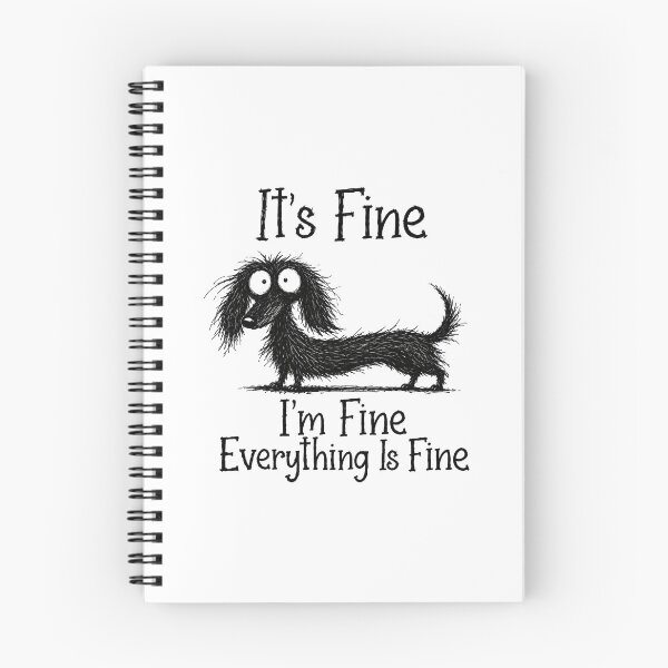 Item preview, It's Fine I'm Fine Everything Is Fine designed and sold by VioletPixelCute.