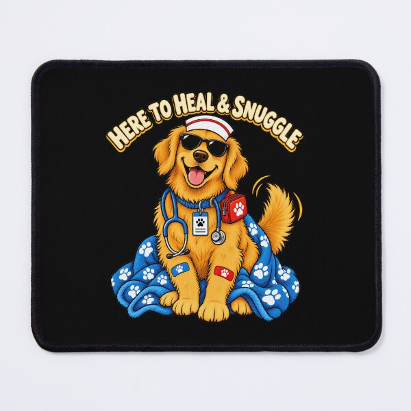 Item preview, Here To Heal Snuggle Retriever Dog Nurse Comfort designed and sold by chem3a-wst.